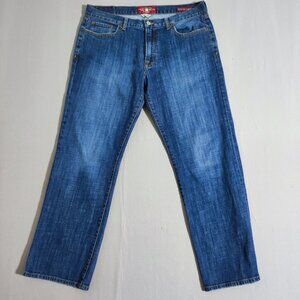 Lucy Brand Jeans men's size 36X30 ink blue colour 361 Vintage Straight jeans